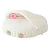 Мека възглавница за котки Zolux NAOMI Removable cushion с гнездо за криене и гушкане в бежов цвят